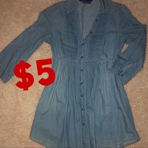 Denim dress